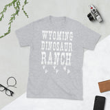Wyoming Dinosaur Ranch - Footprints - Short-Sleeve Unisex T-Shirt