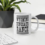 Wyoming Dinosaur Ranch - Dinosaurs And Cowboys - Coffee Mug