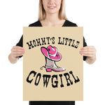 Mommy's Little Cowgirl - Poster