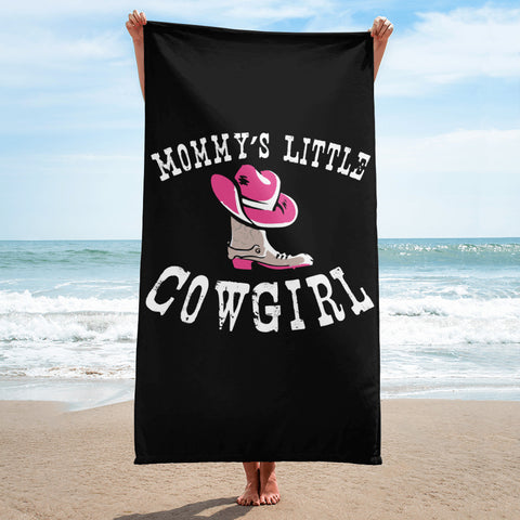 Mommy's Little Cowgirl - Beach Towel