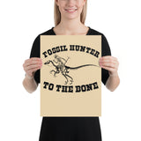 Fossil Hunter To The Bone - Poster