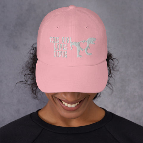 This Girl Loves Dinos - Dad Hat