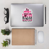 This Girl Loves Dinos - Stickers