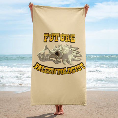 Future Paleontologist - Beach Towel